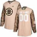 Boston Bruins adidas Camo Veterans Day Custom Practice Jerseyy