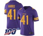 Minnesota Vikings #41 Anthony Harris Limited Purple Rush Vapor Untouchable 100th Season Football Jersey