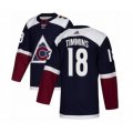 Colorado Avalanche #18 Conor Timmins Premier Navy Blue Alternate NHL Jersey
