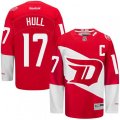 Detroit Red Wings #17 Brett Hull Premier Red 2016 Stadium Series NHL Jersey