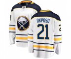 Buffalo Sabres #21 Kyle Okposo Fanatics Branded White Away Breakaway NHL Jersey