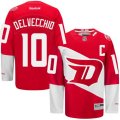 Detroit Red Wings #10 Alex Delvecchio Premier Red 2016 Stadium Series NHL Jersey