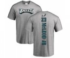 Philadelphia Eagles #23 Rodney McLeod Ash Backer T-Shirt