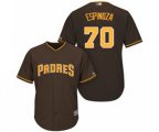 San Diego Padres Anderson Espinoza Replica Brown Alternate Cool Base Baseball Player Jersey