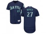 Seattle Mariners #27 Ryon Healy Navy Blue Flexbase Authentic Collection Stitched MLB Jersey