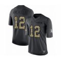 Detroit Lions #12 Danny Amendola Limited Black 2016 Salute to Service Football Jersey