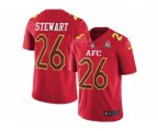 Denver Broncos #26 Darian Stewart Red Stitched NFL Limited AFC 2017 Pro Bowl Jersey