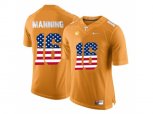2016 US Flag Fashion 2016 Tennessee Volunteers Peyton Manning #16 College Football Limited Jersey - Orange