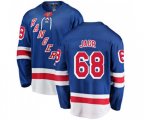New York Rangers #68 Jaromir Jagr Fanatics Branded Royal Blue Home Breakaway NHL Jersey