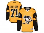 Pittsburgh Penguins #71 Evgeni Malkin Gold 2017 Stadium Series Stitched NHL Jersey