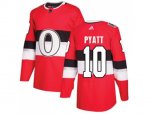 Adidas Ottawa Senators #10 Tom Pyatt Red Authentic 2017 100 Classic Stitched NHL Jersey