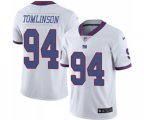 New York Giants #94 Dalvin Tomlinson Elite White Rush Vapor Untouchable Football Jersey