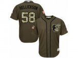 Baltimore Orioles #58 Jeremy Hellickson Replica Green Salute to Service MLB Jersey
