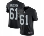 Oakland Raiders #61 Rodney Hudson Black Team Color Vapor Untouchable Limited Player Football Jersey