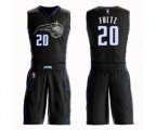 Orlando Magic #20 Markelle Fultz Swingman Black Basketball Suit Jersey - City Edition