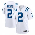 Indianapolis Colts #2 Carson Wentz Nike White Limited Jersey