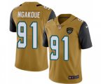 Jacksonville Jaguars #91 Yannick Ngakoue Limited Gold Rush Vapor Untouchable Football Jersey