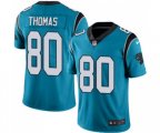 Carolina Panthers #80 Ian Thomas Blue Alternate Vapor Untouchable Limited Player Football Jersey