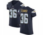 Los Angeles Chargers #36 Roderic Teamer Navy Blue Team Color Vapor Untouchable Elite Player Football Jersey