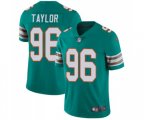 Miami Dolphins #96 Vincent Taylor Aqua Green Alternate Vapor Untouchable Limited Player Football Jersey