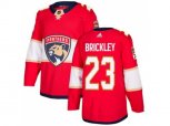 Florida Panthers #23 Connor Brickley Red Home Authentic Stitched NHL Jersey