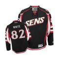 Ottawa Senators #82 Colin White Authentic Black Third NHL Jersey