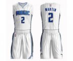 Orlando Magic #2 Jarell Martin Swingman White Basketball Suit Jersey - Association Edition