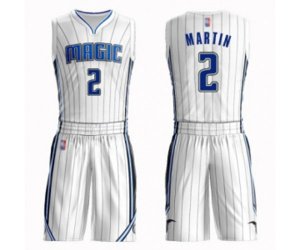Orlando Magic #2 Jarell Martin Swingman White Basketball Suit Jersey - Association Edition