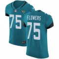 Jacksonville Jaguars #75 Ereck Flowers Teal Green Alternate Vapor Untouchable Elite Player NFL Jersey