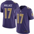 Baltimore Ravens #17 Mike Wallace Limited Purple Rush Vapor Untouchable NFL Jersey