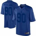New York Giants #90 Jason Pierre-Paul Royal Blue Drenched Limited NFL Jersey