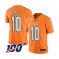Miami Dolphins #10 Kenny Stills Limited Orange Rush Vapor Untouchable 100th Season Football Jersey