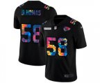 Kansas City Chiefs #58 Derrick Thomas Multi-Color Black 2020 NFL Crucial Catch Vapor Untouchable Limited Jersey