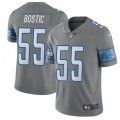 Detroit Lions #55 Jon Bostic Limited Steel Rush NFL Jersey