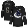 Vancouver Canucks #6 Brock Boeser Black Authentic Classic Stitched NHL Jersey