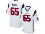Houston Texans #65 Greg Mancz Game White NFL Jersey