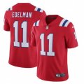 New England Patriots #11 Julian Edelman Men's Red Alternate 2020 Vapor Limited Jersey