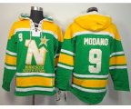 nhl jerseys dallas stars #9 modano green-yellow[pullover hooded sweatshirt]
