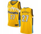 Denver Nuggets #27 Jamal Murray Swingman Gold Alternate NBA Jersey Statement Edition
