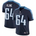 Tennessee Titans #64 Josh Kline Navy Blue Alternate Vapor Untouchable Limited Player NFL Jersey
