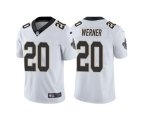 New Orleans Saints #20 Pete Werner White Vapor Limited Stitched Jersey