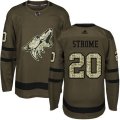 Arizona Coyotes #20 Dylan Strome Authentic Green Salute to Service NHL Jersey