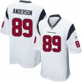 Houston Texans #89 Stephen Anderson Game White NFL Jersey