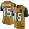 Jacksonville Jaguars #15 Donte Moncrief Limited Gold Rush Vapor Untouchable NFL Jersey