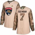 Florida Panthers #7 Colton Sceviour Authentic Camo Veterans Day Practice NHL Jersey