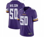 Minnesota Vikings #50 Eric Wilson Purple Team Color Vapor Untouchable Limited Player Football Jersey