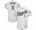 Kansas City Royals #9 Drew Butera White Flexbase Authentic Collection Baseball Jersey