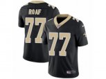 New Orleans Saints #77 Willie Roaf Vapor Untouchable Limited Black Team Color NFL Jersey