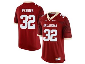 Men\'s Oklahoma Sooners Samaje Perine #32 College Limited Football Jersey - Crimson