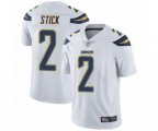 Los Angeles Chargers #2 Easton Stick White Vapor Untouchable Limited Player Football Jersey